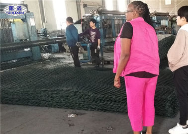 2 × 2 × 0,3 Pvc Dilapisi Gabion Box Weather Proof Easy Installation