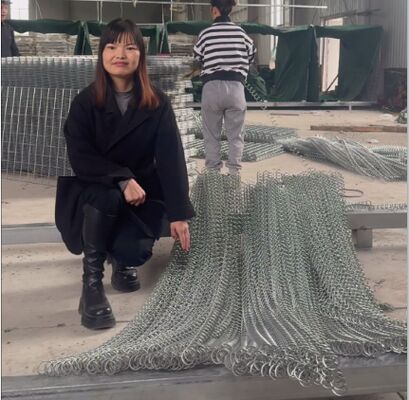 Mil 6 Geotekstil dan Pertahanan Sungai Militer 5mm Penghalang Pertahanan harga penghalang hesco