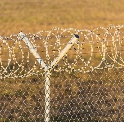 Razor Wire Razor Barbed Wire Galvanized Steel 18