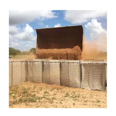 Barrier militer galvanis berat Pabrik harga dinding pasir Barrier banjir Barrier pertahanan