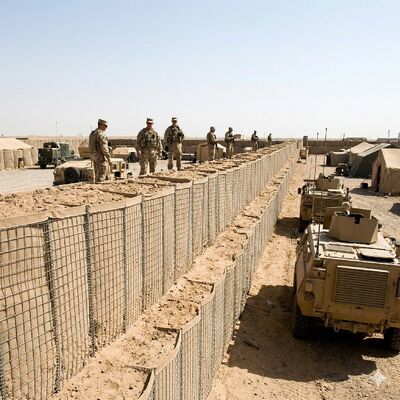 Kandang Tahan Ledakan Pasir Pertahanan Harga Keamanan Eco Bastion Barrier Kotak Gabion Dilas Kandang Tahan Ledakan