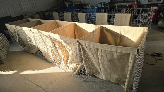 Geotekstil Militer Benteng Penghalang Pertahanan Tembok Arab Portable Cepat Instal Anti-Strike Produksi Mampu