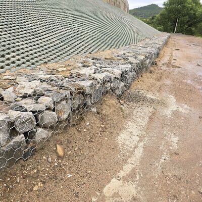 Galfan + PVC Coated Gabion Box untuk Peninggalan Peninggalan Peninggalan