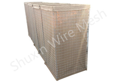 SX - 1 / Militer Sand Wall Protection Barriers Dengan Geotextile Cloth 4.0mm Dia