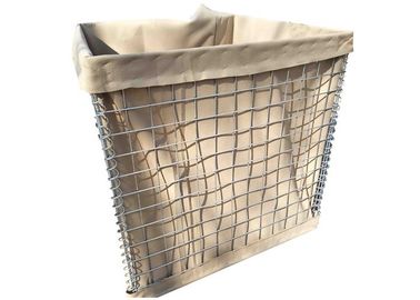 Berbagai Jenis Mil1-Mil 10 Hesco Barrier Bastion Dengan 3 4 5mm Spring Wire