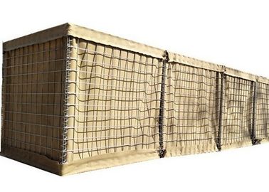 Hot Dipped Galvanized Military Dinding penghalang pertahanan HESCO 5.0 Mm Wire Mesh