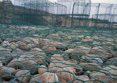 Keranjang Gabion Pvc Dilapisi, Kandang Gabion Berisi Batu Untuk Teknik Pelabuhan Laut