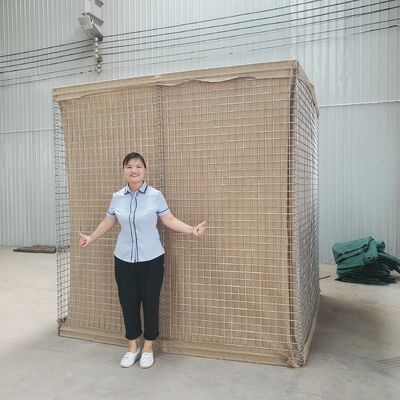 Pertahanan Penghalang Welded Mesh Wall Untuk Perlindungan Banjir Sungai Dan Pengendalian Banjir