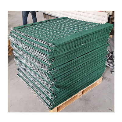 Kotak Gabion Las Galvanis Berat Penghalang Pertahanan Jaring Kawat 5mm Dengan Sertifikat CE