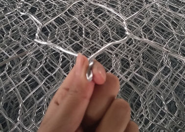 Dinding Penahan Batu Sangkar Batu Hexagonal, Batu Kandang Kotak Logam