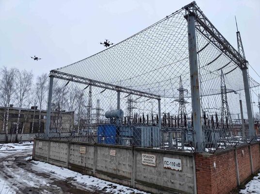 Jaring Pertahanan Anti-UAV Untuk Rusia | Jaring Pelindung Tali Kawat