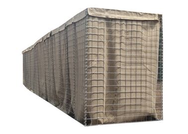 Professional Sand Wall Hesco Barrier 3- 5 Mm Diameter Kawat Untuk Perlindungan Militer