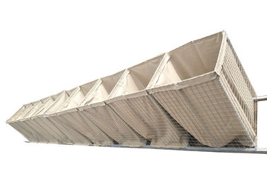 Dinding Penahan Pasir yang Tahan Lama Hesco Barrier Bation Mil 2 * Mil 7 untuk Army
