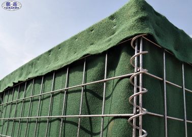 Sementara Keamanan Tinggi Militer Hesco Bastion Barrier, Mesh Ukuran 80 * 80mm