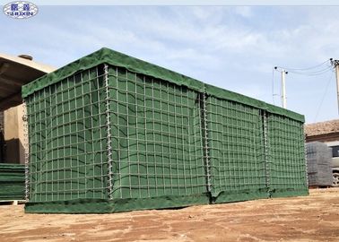 Galvanis Q195 Kawat Karbon Rendah Hesco Flood Barriers Untuk Seragam Militer