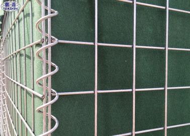Warna Hijau Militer Galvanis Hesco Barriers Untuk Pengendalian Banjir Darurat