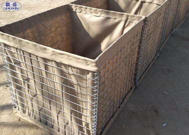 Hot Dipped Galvanis Militer Pasir Dinding Hesco Defense Barrier