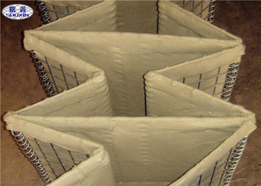 Flood Hesco Barrier Defensive Hot Dipped Galvanized Wadah Keamanan
