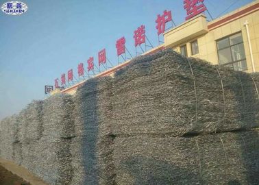 Galvanis Keranjang Batu Wire Mesh  Gabion Batu Kandang Ketahanan Korosi