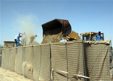 MIL19 Flood Bastion Barriers Hesco Barrier Galvanized