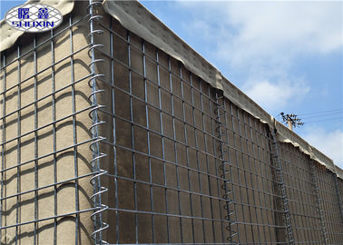 High Duration Militer Barrier Gabion Batu Pagar Dengan Geotextile