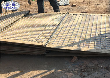 300gsm Geotextile Defensive Barrier Military Sand Wall Durasi Panjang