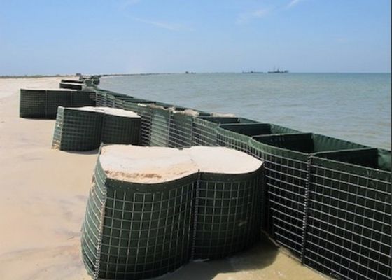 Hesco Barrier Wire Mesh yang Dapat Dilipat