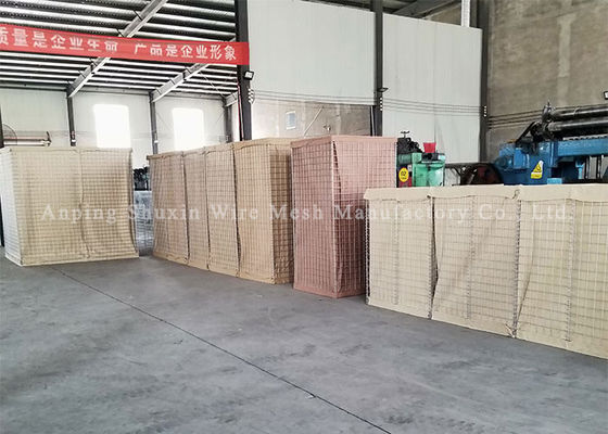Pengelasan Galvanis Anti Korosi Hesco Defensive Barrier