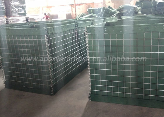 Hesco Bastion Barrier Galvanis Panas Yang Sangat Anti Korosi