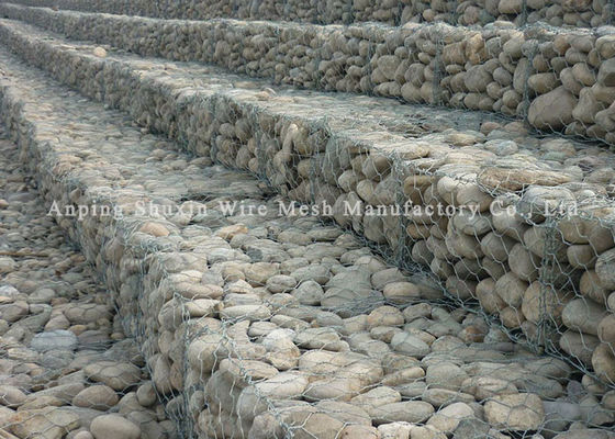 Keranjang Gabion Logam Hexagonal Fine Mesh Standar