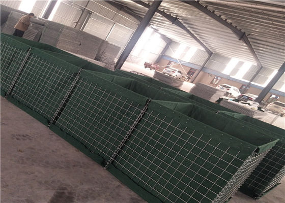 Wadah Hesco Geotekstil Hijau 4MM Untuk Perlindungan Kekuatan