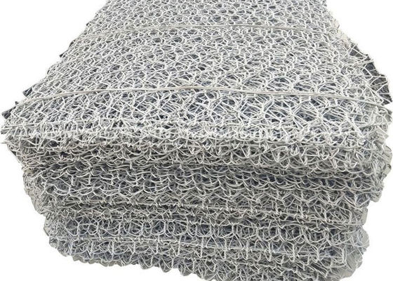 Heksagonal Hot Dip Galvanis Pvc Dilapisi 2mm Gabion Wall Cages Bukti Karat