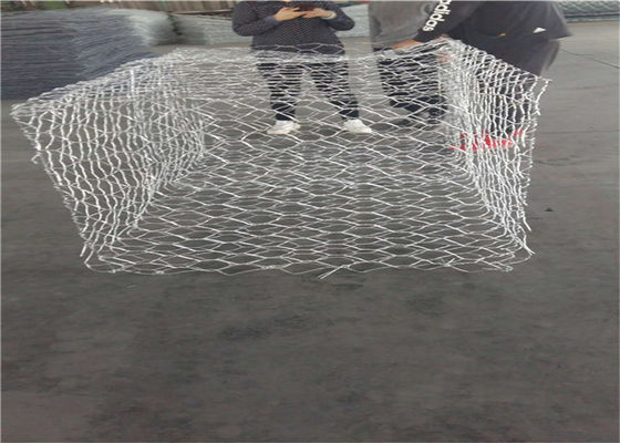 8x10cm Kotak Gabion Lubang Heksagonal Galvanis Anti korosi