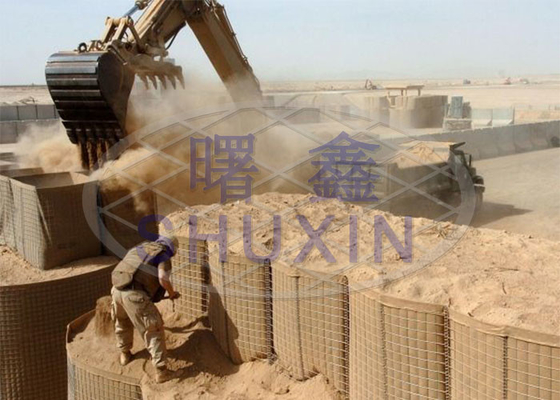 Geotextile Gabion Galfan Mil 19 Sand Filled Barriers Defensif