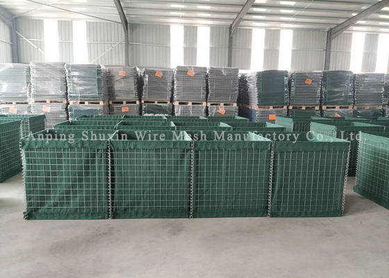 Galvanized Welded 3.0mm Sand Filled Barikade Benteng Pertahanan