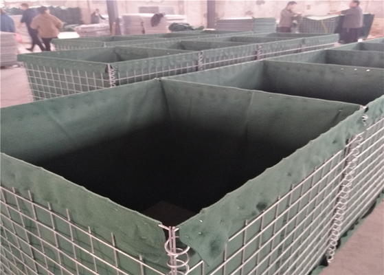 Sand Wall Hesco Hdg Defensive Barrier 3- 5mm Diameter Kawat Perlindungan Militer