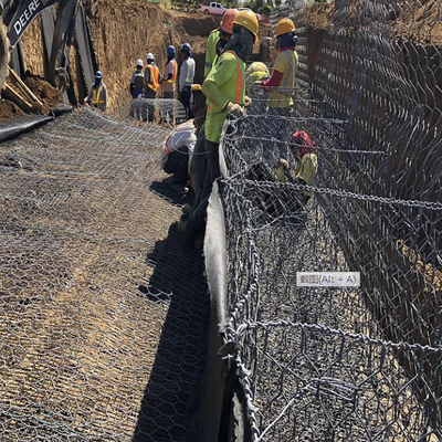 SGS Mengisi Kandang Gabion 2x1x1m 3x1x1m 4x1x1m 5x1x1m Galvanis