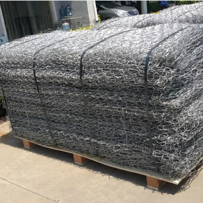 Kotak Dinding Penahan Ce Keranjang Gabion Kecil 80x100mm Heksagonal Wire Mesh